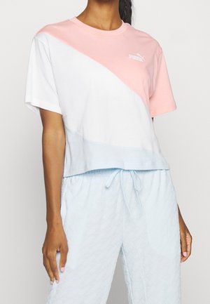 Print T-shirt - light blue