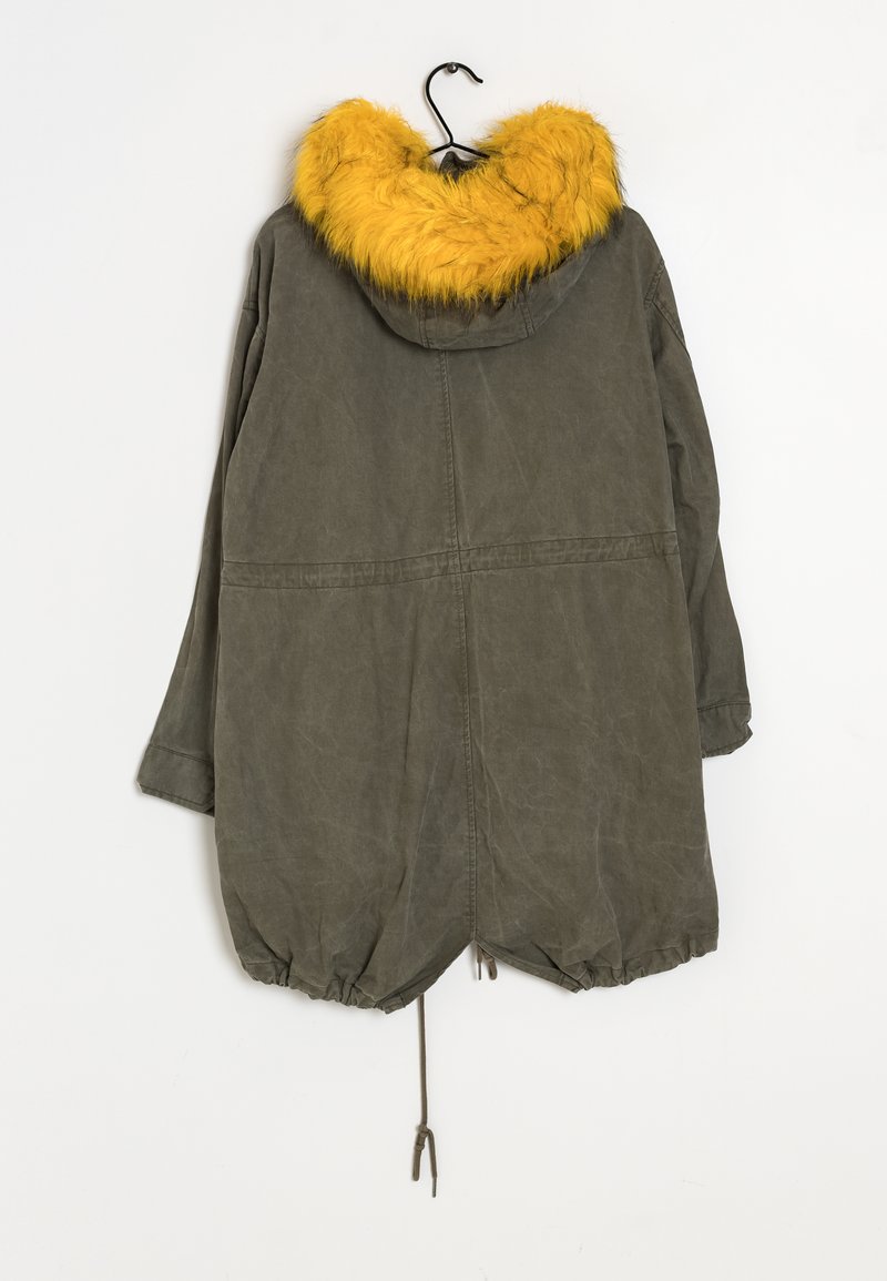 Steppjacke Parka GrÃ¼n Damen Zara Steppjacke Zara Winterjacken