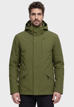 Schöffel, SCHÖFFEL DOPPELJACKE URBAN 3IN1 PARKA STYLE BORKOL MNS - Waterproof jacket -  grün