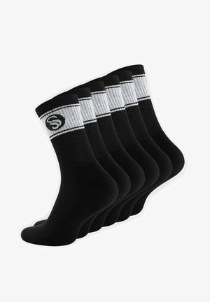 Stark Soul 6 PAAR RETRO DESIGN FROTTEESOHLE - Calze - schwarz