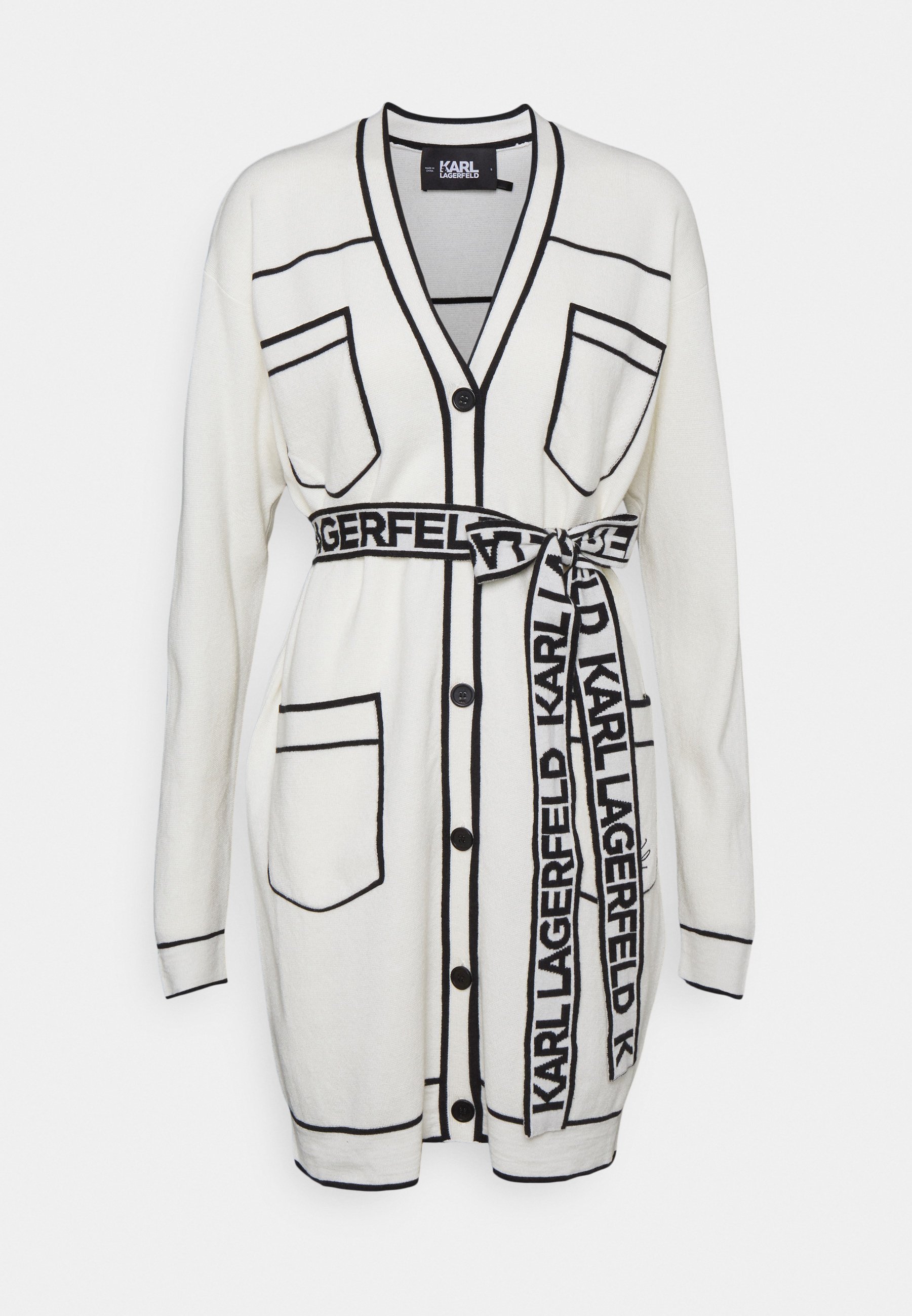KARL LAGERFELD BELTED - Cardigan 