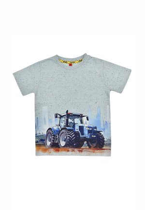 HALBARM TRAKTOR - Print T-shirt - blau