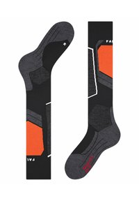 FALKE SK4 SKIING LIGHT CUSHIONING - Calze sportive - black