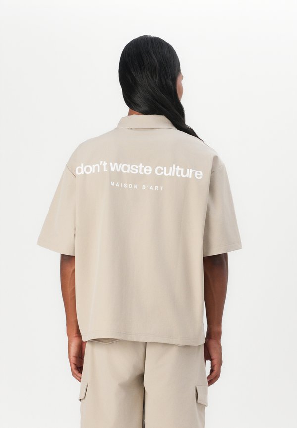 VALORIA UNISEX - Button-down blouse - taupe4