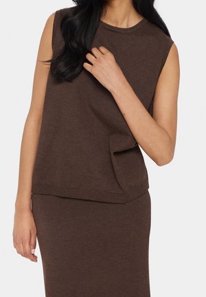 Top - dark brown