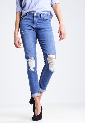 Topshop Vaqueros boyfriend - blue denim