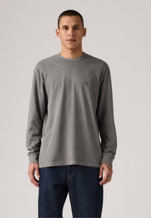 AUTHENTIC TEE - Top s dlhým rukávom - garment dye smoked pearl