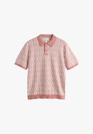 Next, Polo shirt - pink white