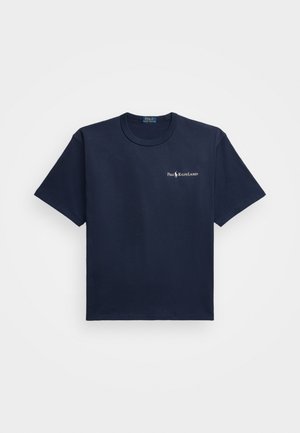 RELAXED FIT LOGO JERSEY T-SHIRT - Lihtne T-särk - cruise navy