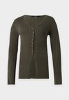 VMWILLOW V NECK LONG - Жилетка - forest night