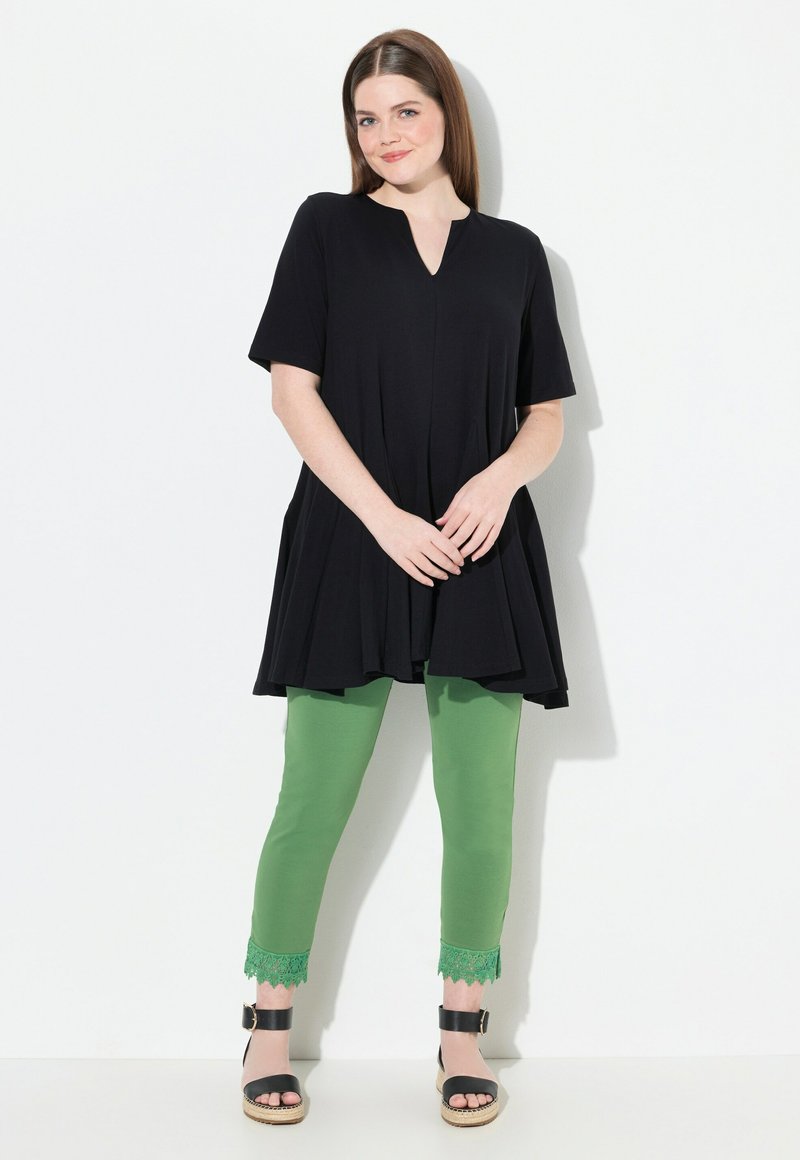 Ulla Popken TUNIC - T-shirt basic - black