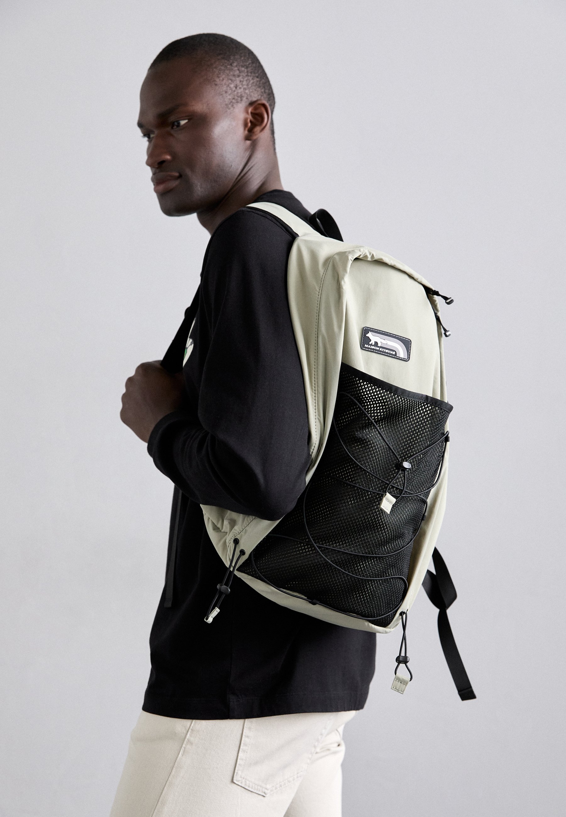 Maison Kitsuné FLASH FOX - Rucksack - court green/dark green