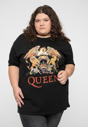 Paradiso Clothing QUEEN CLASSIC CREST - Print T-shirt - black