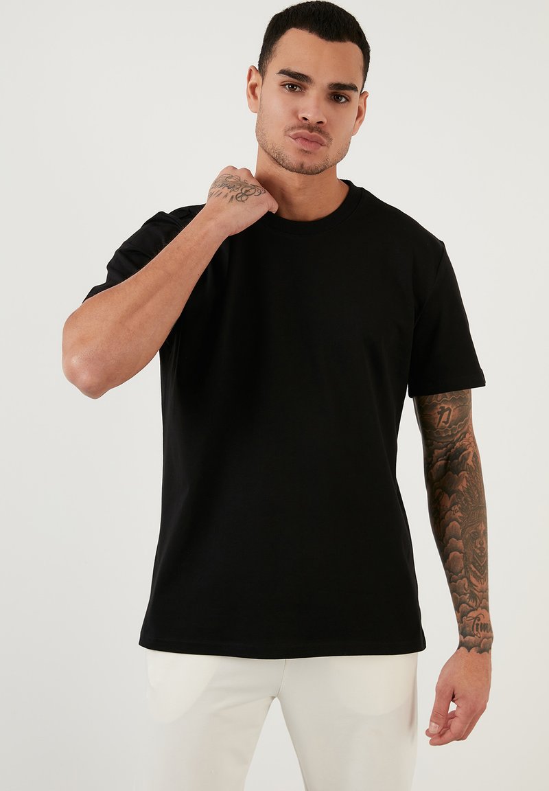 Buratti REGULAR FIT - Paprasti marškinėliai - black