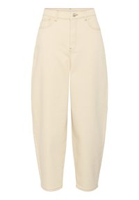 DORISIW BARREL - Džinsi ar pakāpeniski sašaurinātiem galiem - creme white