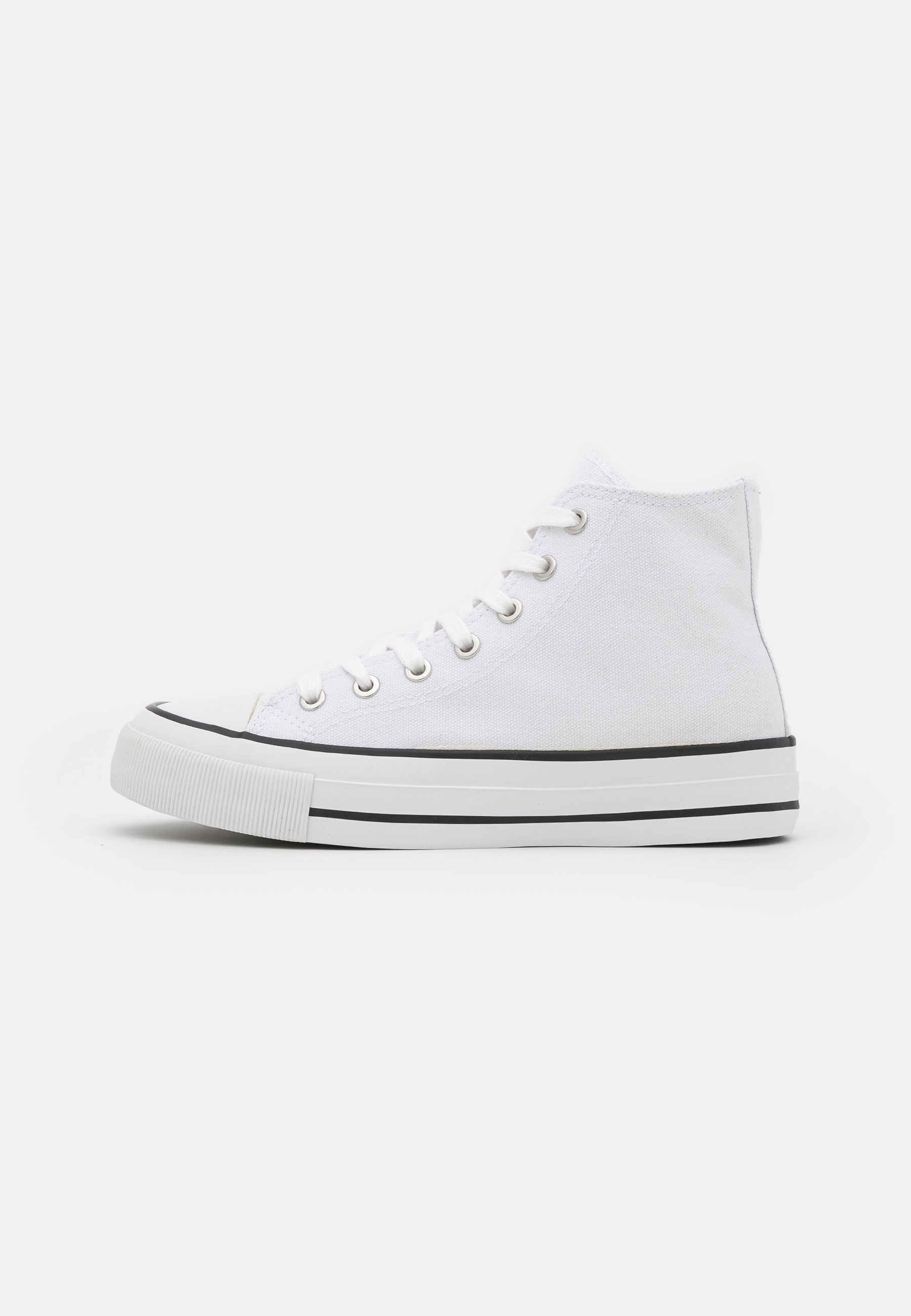 Rubi Shoes by Cotton On BRITT RETRO - Sneakers hoog - white/kaki - Zalando .nl