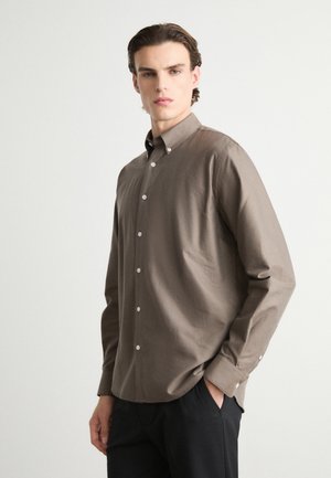 OXFORD SUNE STRIPE SHIRT - Shirt - bungee cord black oyster