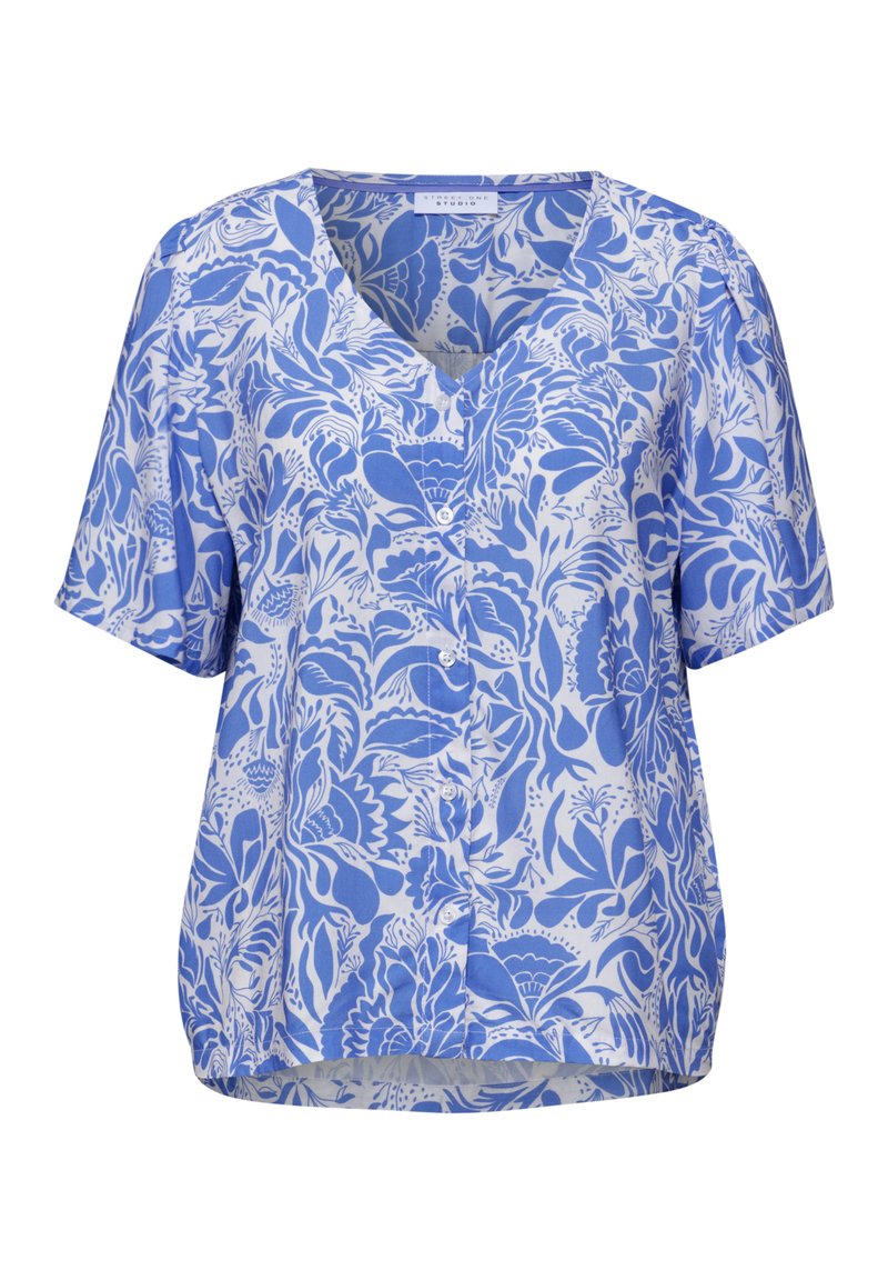 Street One Studio BLUSE MIT V-NECK UND FLORALEM MUSTER - Bluse ...