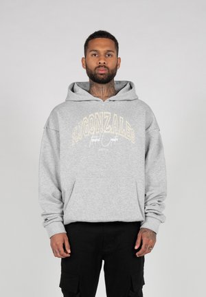 INTERNATIONAL HEAVY OVERSIZED - Pulover s kapuco - grey