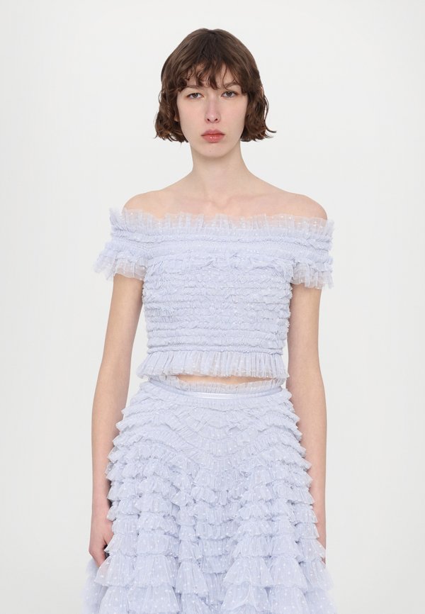 HATTIE SMOCKED OFF SHOULDER - Top