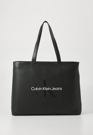 SCULPTED SLIM TOTE - Bevásárlótáska - black