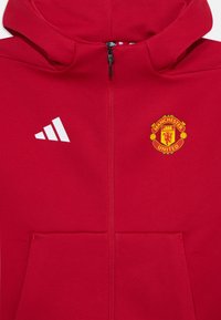 adidas Performance MANCHESTER UNITED HOODED TRACK UNISEX - Trainingsjacke - mufc red