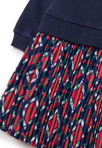 OVS WITH LOVELY BOUCLÉ PATCH - Robe de jour - blue red