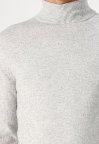 pure cashmere MEN TURTLE NECK SWEATER - Camisola - grey