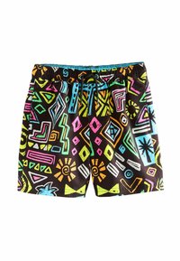 Next REGULAR FIT - PRINTED - Surfshorts - black aztec