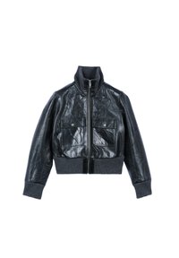 Lederjacke - black