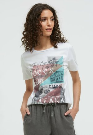 Soccx, SOCCX T-SHIRT RUNDHALS MIT PHOTOPRINT - T-Shirt print - opticwhite