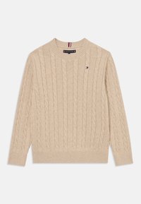 CABLE SWEATER - Pullover - malted milk heather