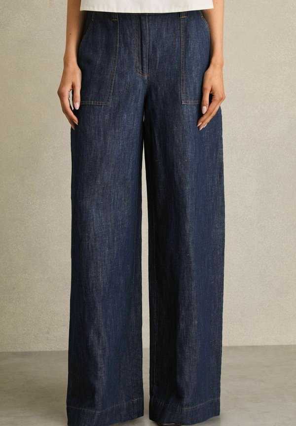 ASHBY WIDE LEG  - Stoffhose - indigo