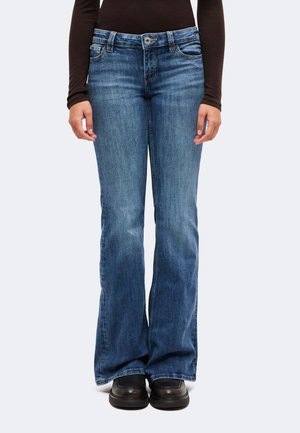 Gina Tricot, GLOW LOW - Дънки с широк крачол - mid blue