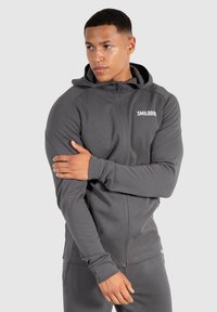 Smilodox MAISON - Felpa con zip - dunkelgrau