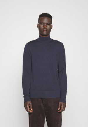 Calvin Klein MOCK NECK SWEATER - Jumper - night sky