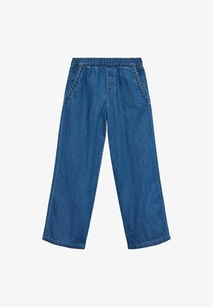 BREITES TENNA MITTLERE TAILLE - Hlače - medium blue denim