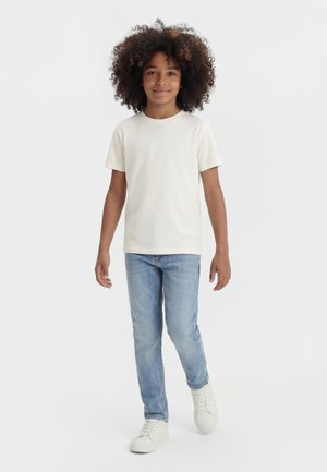 Friboo 5 PACK - T-shirt basique - white/dark blue/mottled light grey