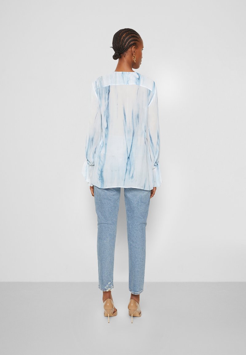Damen Bekleidung | Dondup CAMICIA Tunika agua georgette/blau - EA34974 Damen Bekleidung | Dondup CAMICIA Tunika agua georgette/blau - EA34974
