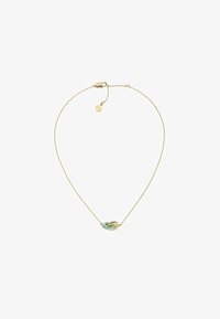 Unausgewählt, gold tone and green