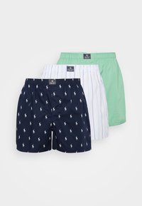 Não selecionado, pistachio/navy