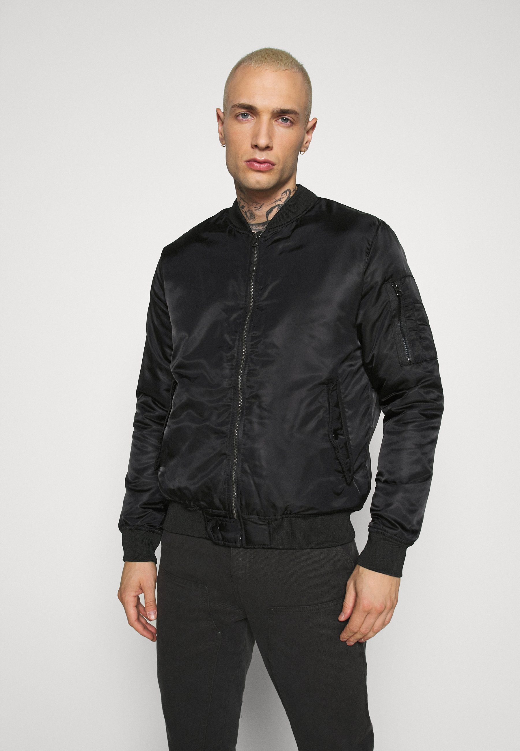 Brave Soul OSLO - Bomber Jacket - black 