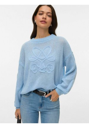 PULLOVER VMVILLA - Trui - cashmere blue