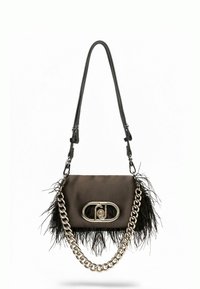 WITH FEATHERED DETAILING - Ülerinna-kott - black