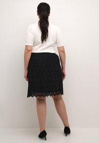 Kaffe Curve A-linjainen hame - mottled black