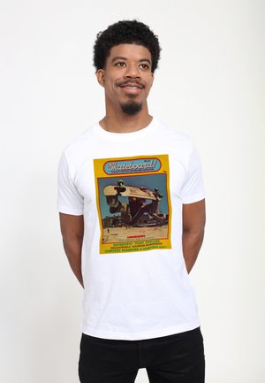 Henry Tiger, SKATEBOARD MAGAZINE - T-Shirt print - white