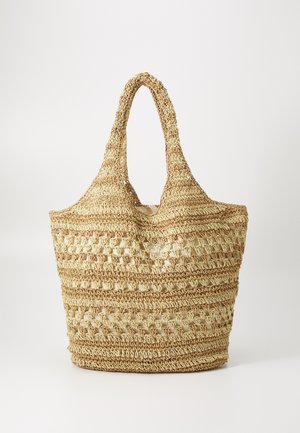 WAFTED CAROLINA BAG - Cabas - beige/nature
