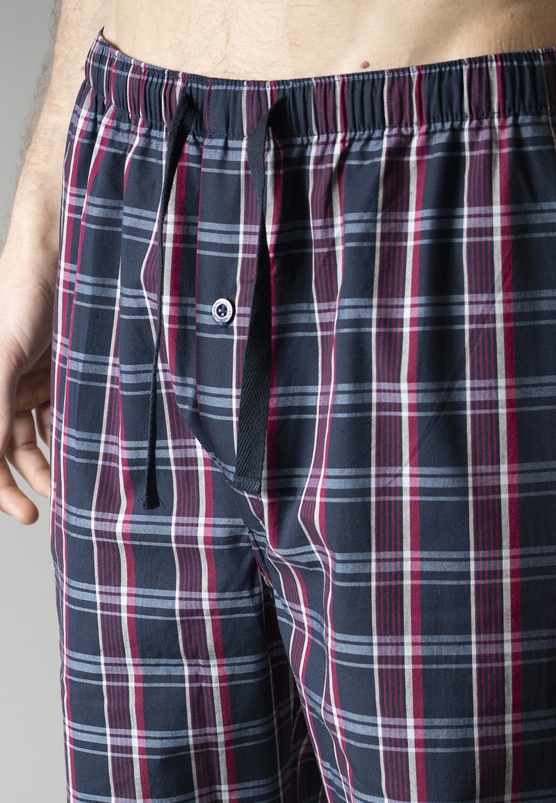 Herren Pyjamas | Götzburg Nachtwäsche Hose blau dunkel/karo/dunkelblau - DP66691 Herren Pyjamas | Götzburg Nachtwäsche Hose blau dunkel/karo/dunkelblau - DP66691