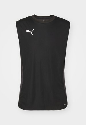 Puma TEAMGOAL SLEEVELESS - Débardeur - black/white/flat dark gray