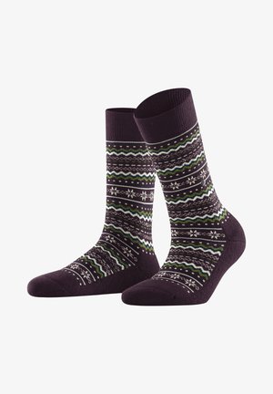 Burlington, Holiday - Chaussettes - blackberry